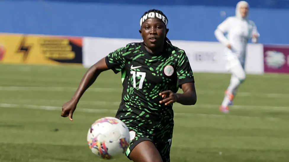 The footballer defying grief to serve her country